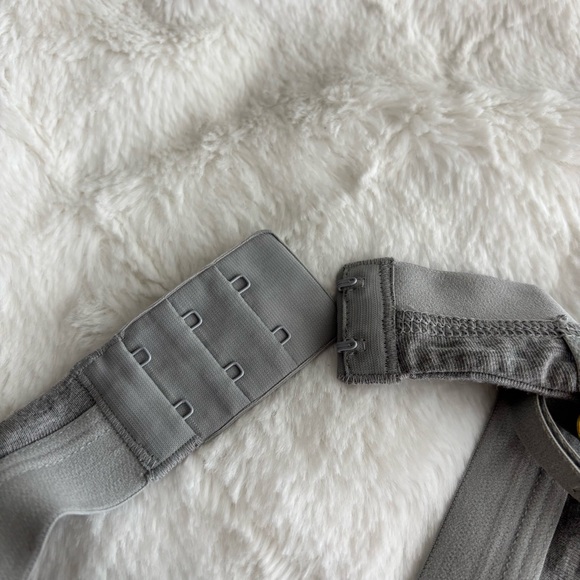 Pepper Supima Cotton Lift Up Bra in Heather Grey Size 34A Underwire Padded - Picture 8 of 15